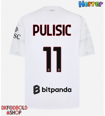 AC Milan Christian Pulisic #11 Udebanetrøje 2026-27 Kort ærmer AC Milan Christian Pulisic #11 Udebanetrøje 2026-27 Kort ærmer